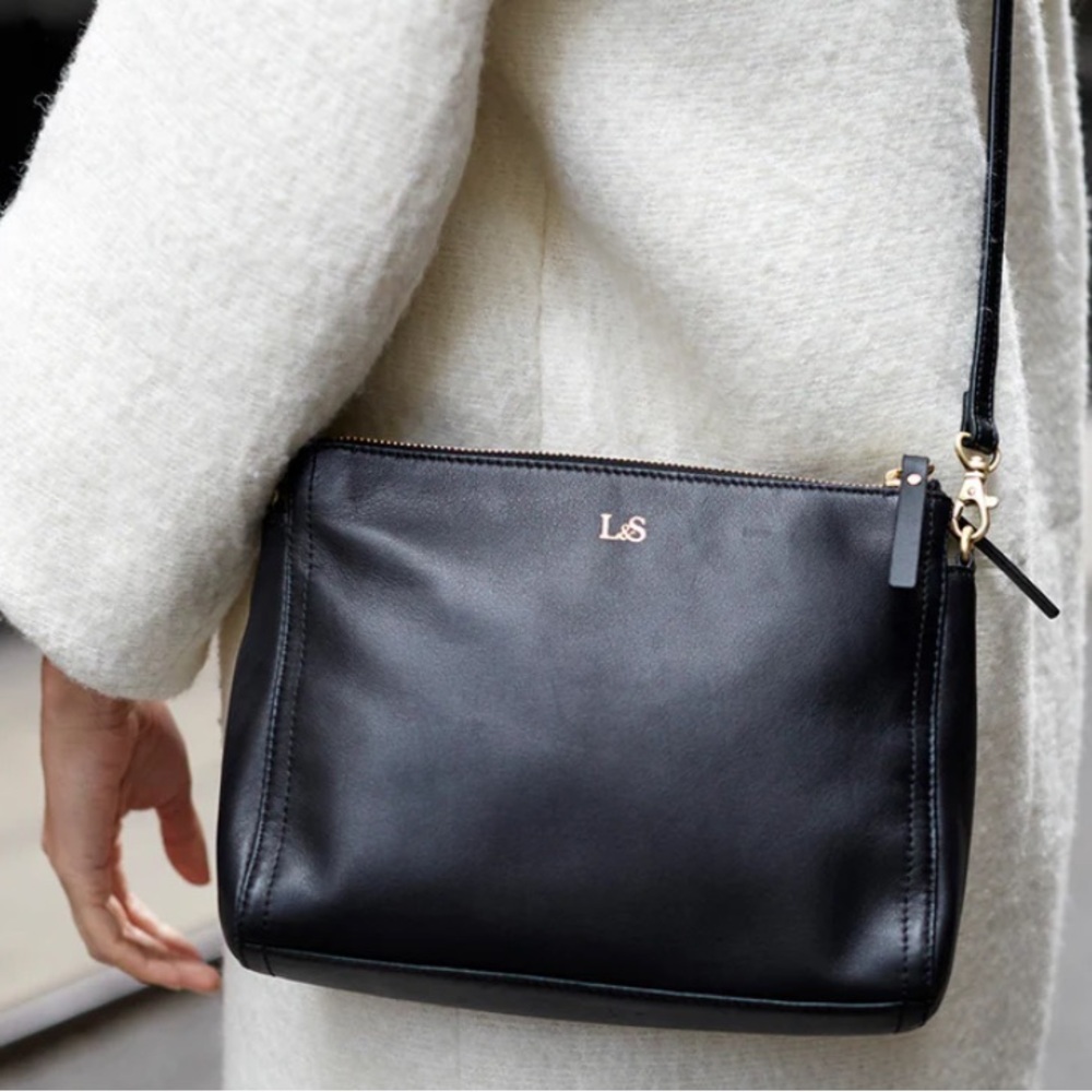Lo & Sons Pearl Nappa Leather Crossbody